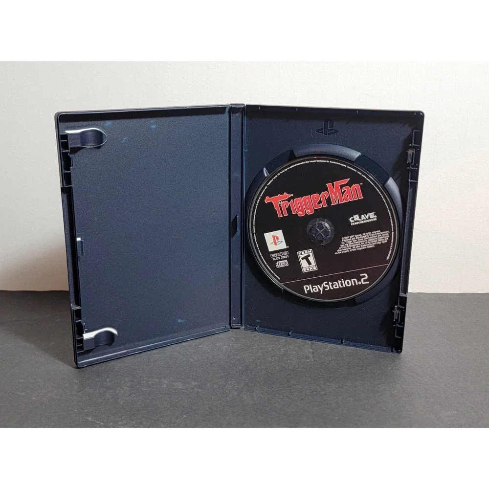 Trigger Man Sony PlayStation 2 PS2 Game 2004 Shooter Valcon Crave Tested